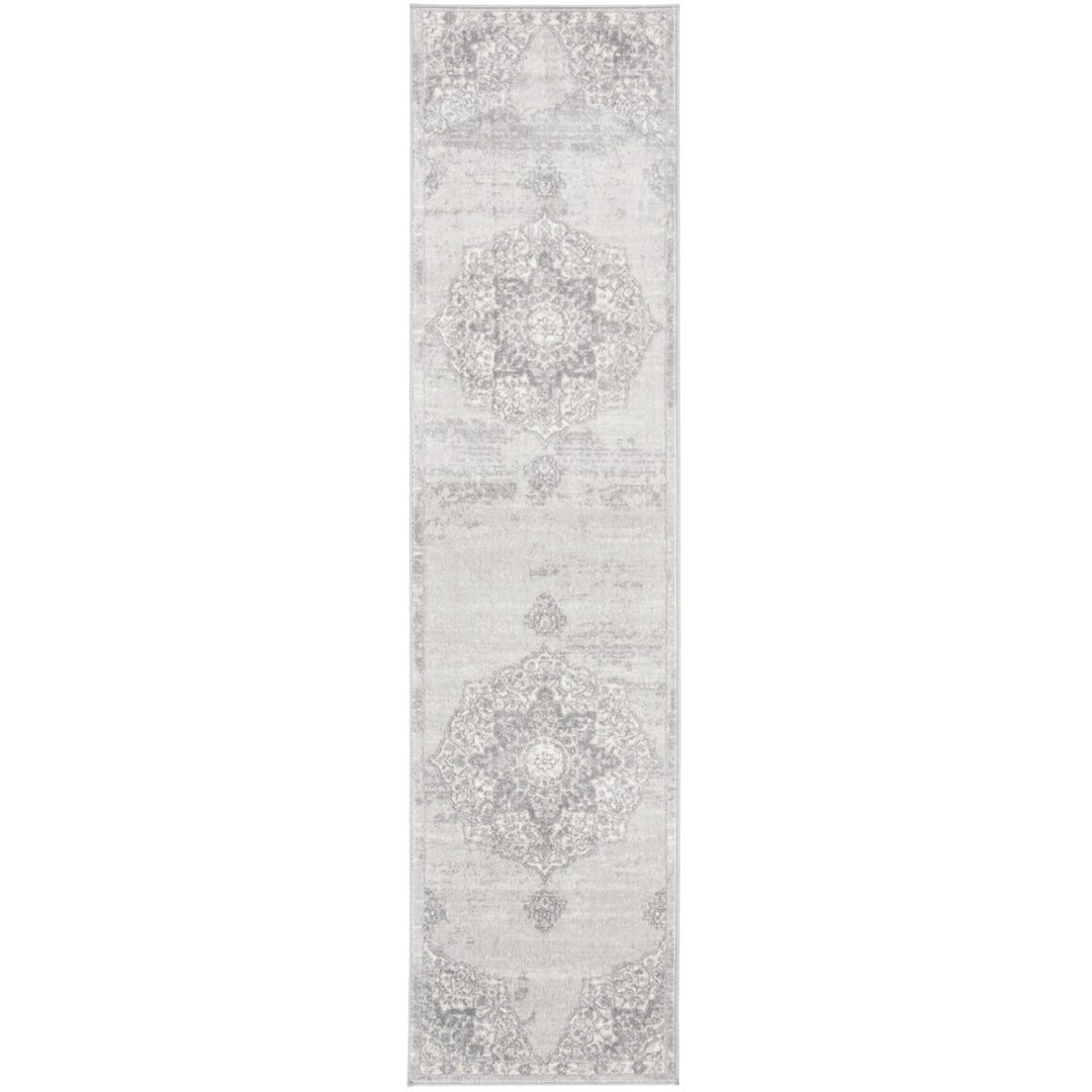 SAFAVIEH Brentwood Collection BNT802F Grey / Ivory Rug Image 1