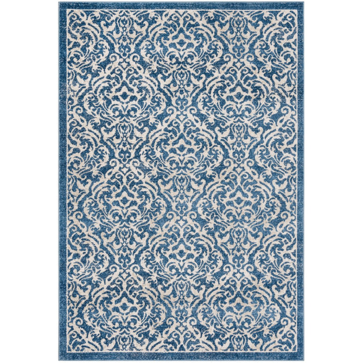 SAFAVIEH Brentwood Collection BNT810N Navy / Creme Rug Image 9