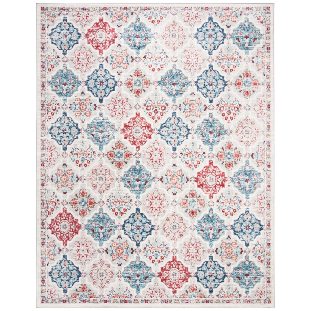 SAFAVIEH Brentwood Collection BNT815A Cream / Blue Rug Image 1