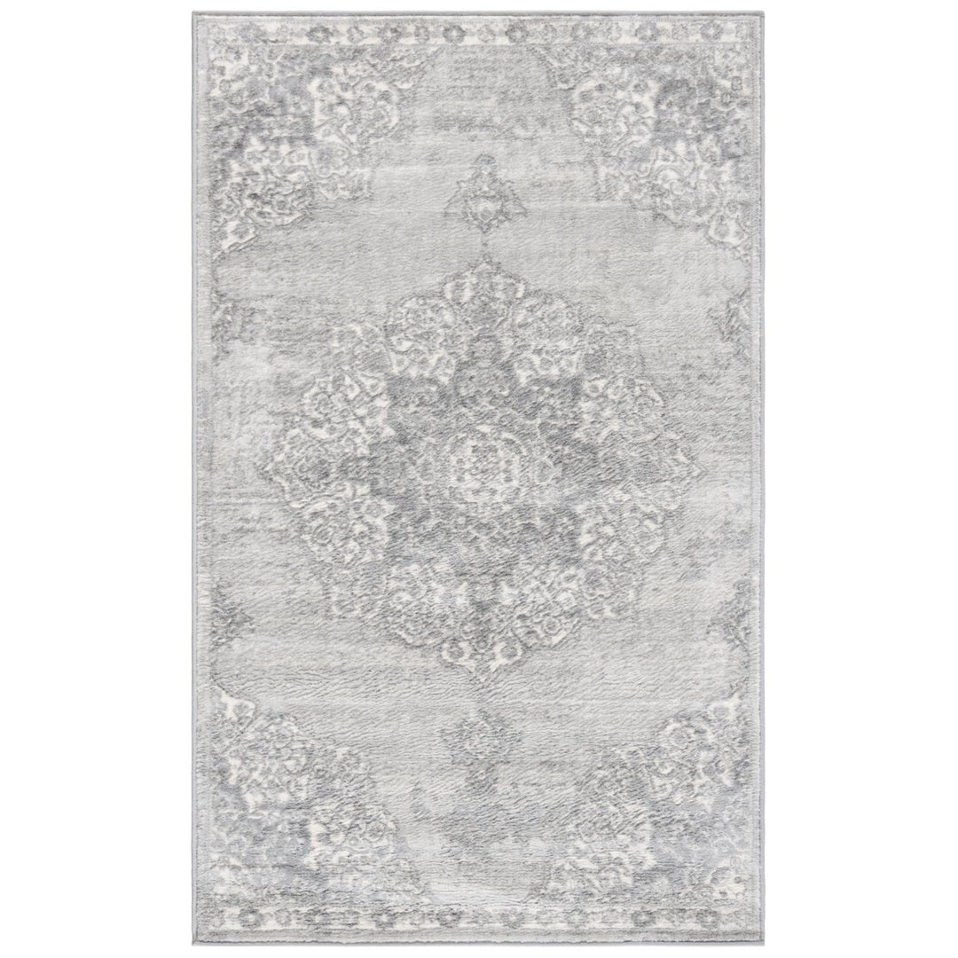 SAFAVIEH Brentwood Collection BNT802F Grey / Ivory Rug Image 3