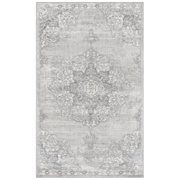 SAFAVIEH Brentwood Collection BNT802F Grey / Ivory Rug Image 1