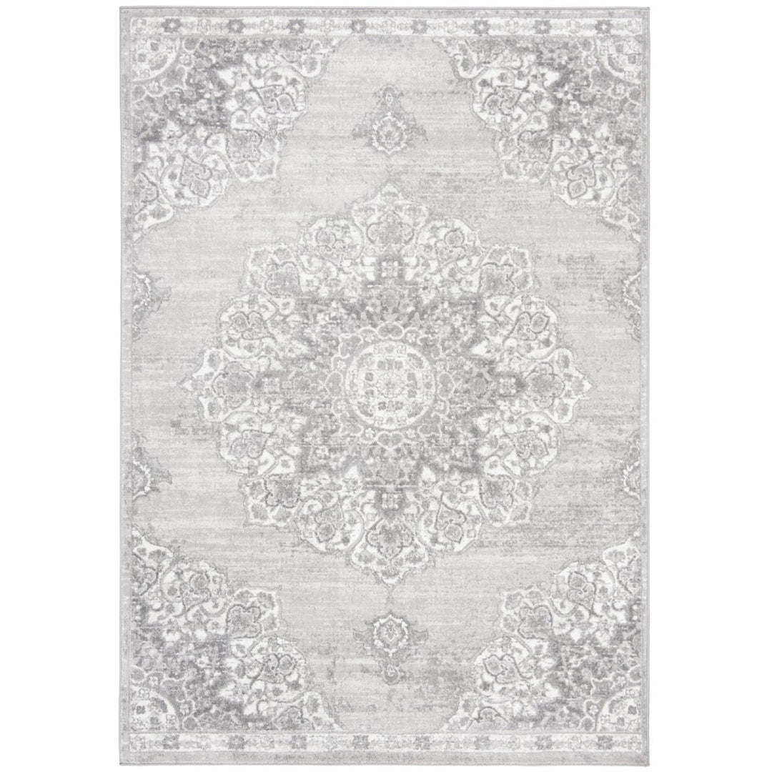 SAFAVIEH Brentwood Collection BNT802F Grey / Ivory Rug Image 4