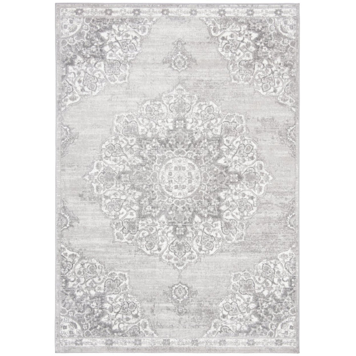 SAFAVIEH Brentwood Collection BNT802F Grey / Ivory Rug Image 4