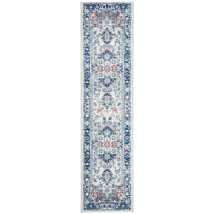 SAFAVIEH Brentwood BNT811G Light Grey / Blue Rug Image 5