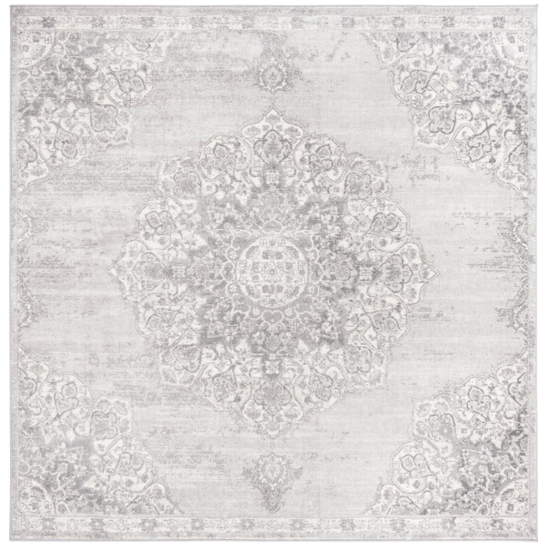 SAFAVIEH Brentwood Collection BNT802F Grey / Ivory Rug Image 6