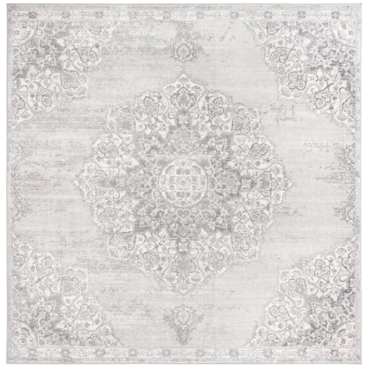 SAFAVIEH Brentwood Collection BNT802F Grey / Ivory Rug Image 6