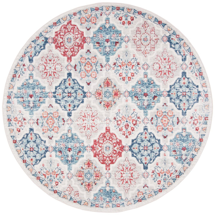 SAFAVIEH Brentwood Collection BNT815A Cream / Blue Rug Image 1