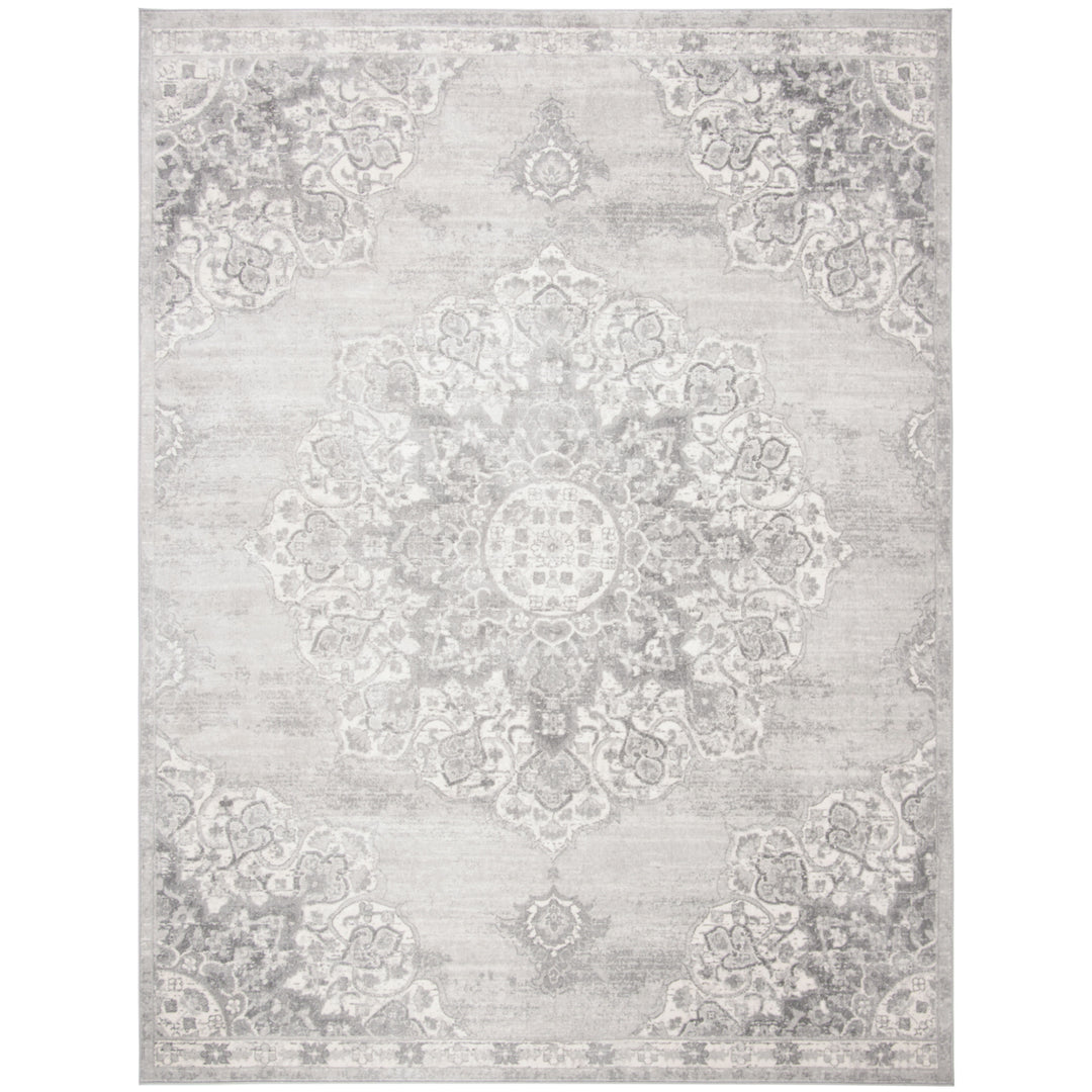 SAFAVIEH Brentwood Collection BNT802F Grey / Ivory Rug Image 7