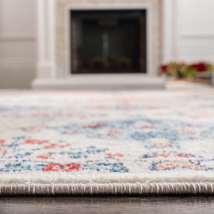 SAFAVIEH Brentwood Collection BNT815A Cream / Blue Rug Image 8