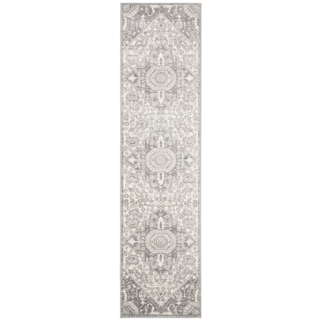 SAFAVIEH Brentwood Collection BNT816B Grey / Cream Rug Image 1