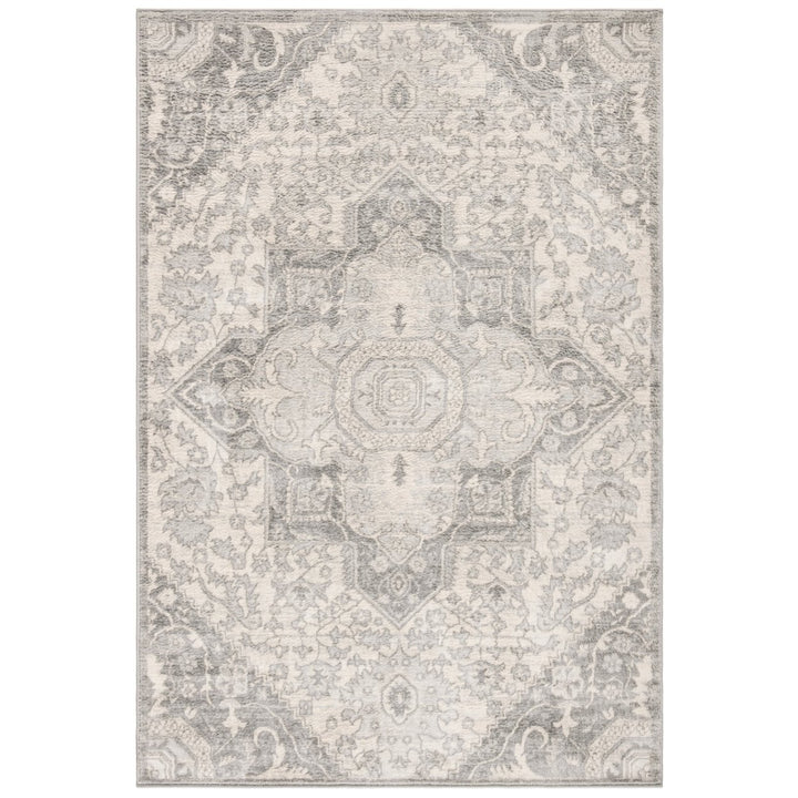 SAFAVIEH Brentwood Collection BNT816B Grey / Cream Rug Image 1