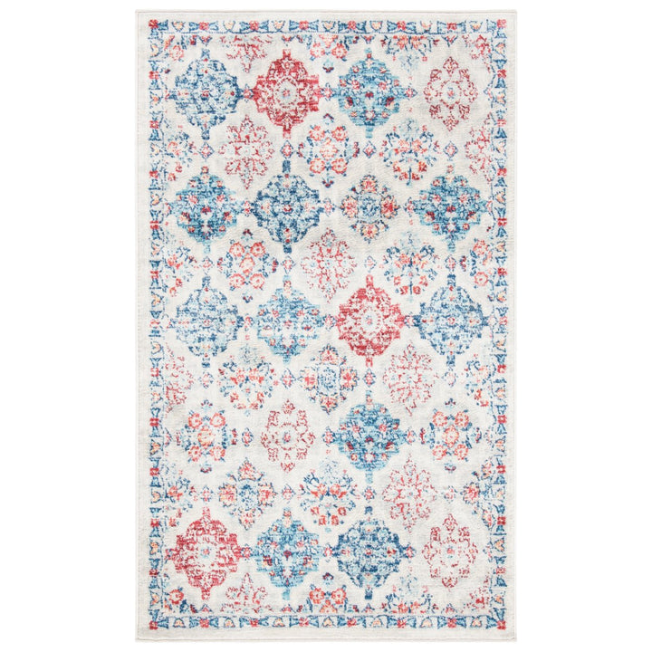 SAFAVIEH Brentwood Collection BNT815A Cream / Blue Rug Image 10