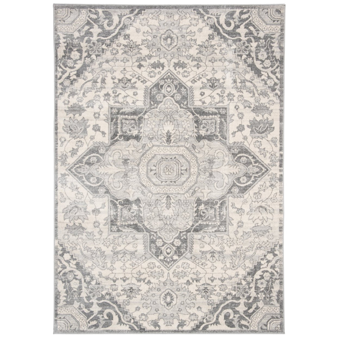 SAFAVIEH Brentwood Collection BNT816B Grey / Cream Rug Image 1