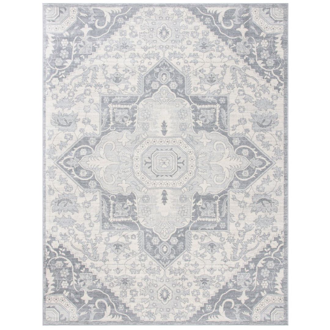 SAFAVIEH Brentwood Collection BNT816B Grey / Cream Rug Image 5