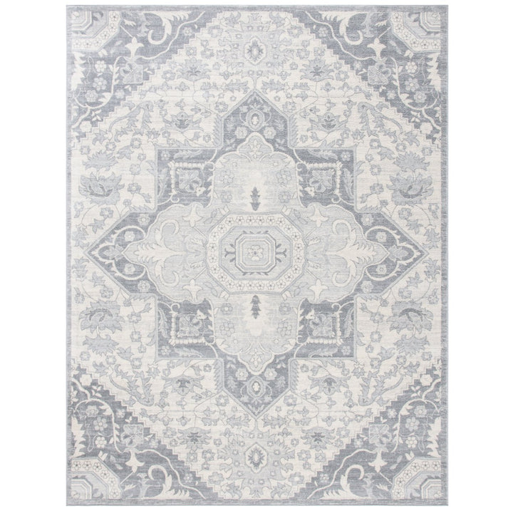 SAFAVIEH Brentwood Collection BNT816B Grey / Cream Rug Image 1