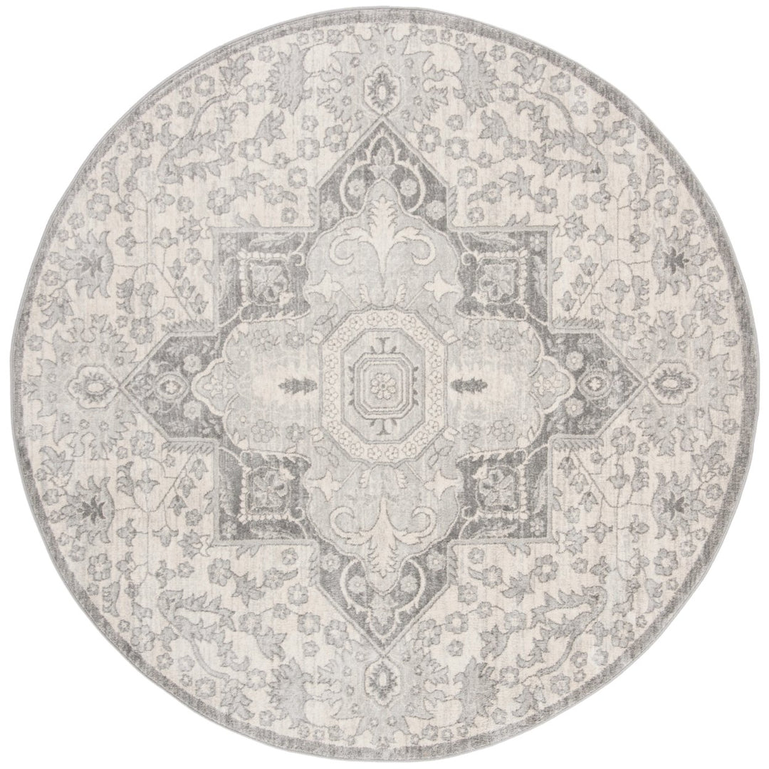 SAFAVIEH Brentwood Collection BNT816B Grey / Cream Rug Image 6