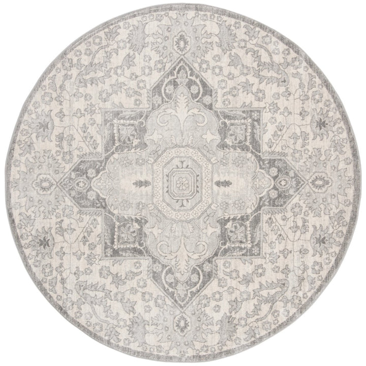 SAFAVIEH Brentwood Collection BNT816B Grey / Cream Rug Image 1