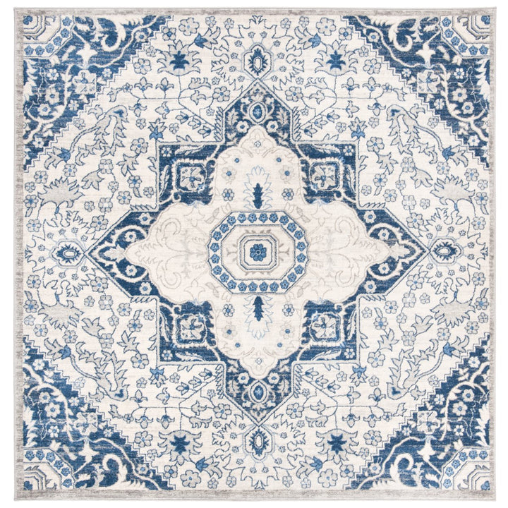 SAFAVIEH Brentwood Collection BNT816D Cream / Blue Rug Image 1