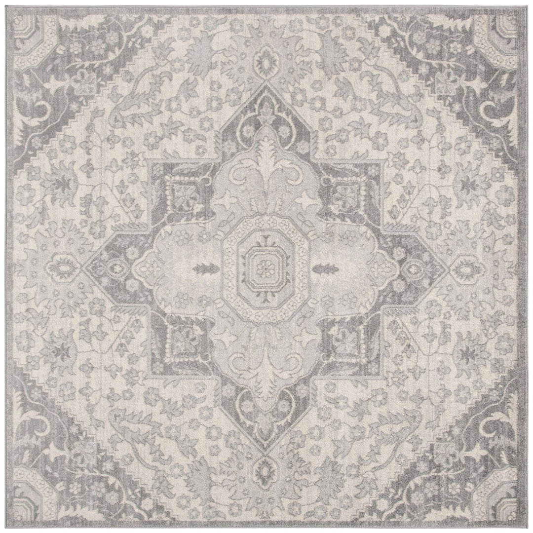 SAFAVIEH Brentwood Collection BNT816B Grey / Cream Rug Image 1