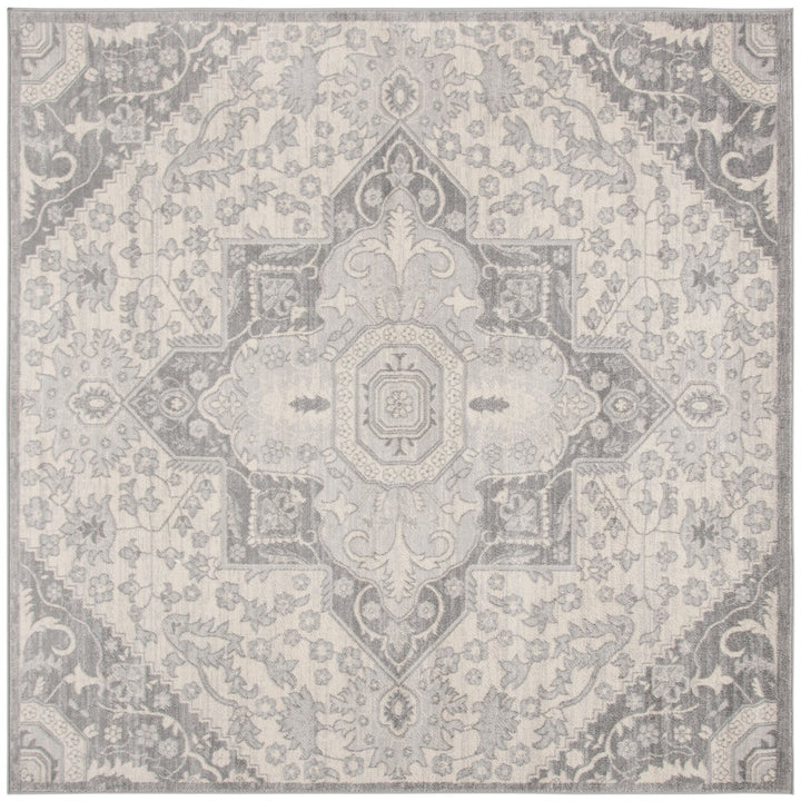 SAFAVIEH Brentwood Collection BNT816B Grey / Cream Rug Image 1