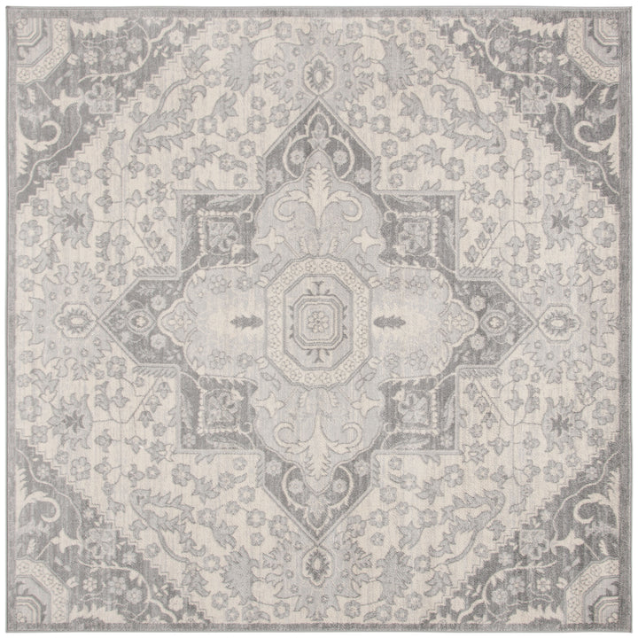 SAFAVIEH Brentwood Collection BNT816B Grey / Cream Rug Image 9