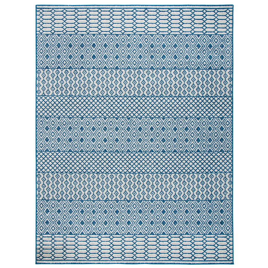 SAFAVIEH Belmont Collection BMT132N Navy / Grey Rug Image 1