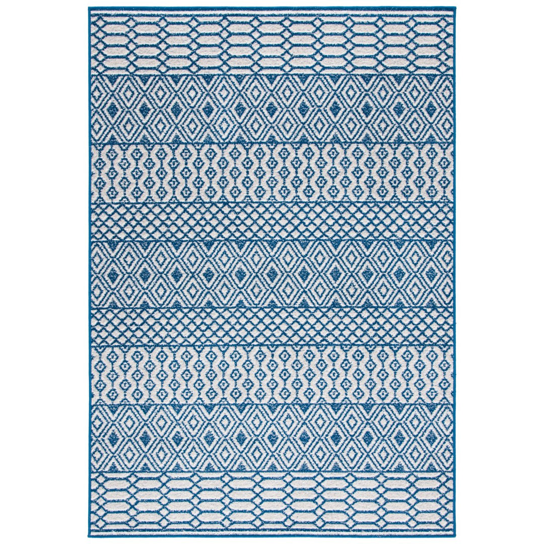 SAFAVIEH Belmont Collection BMT132N Navy / Grey Rug Image 1