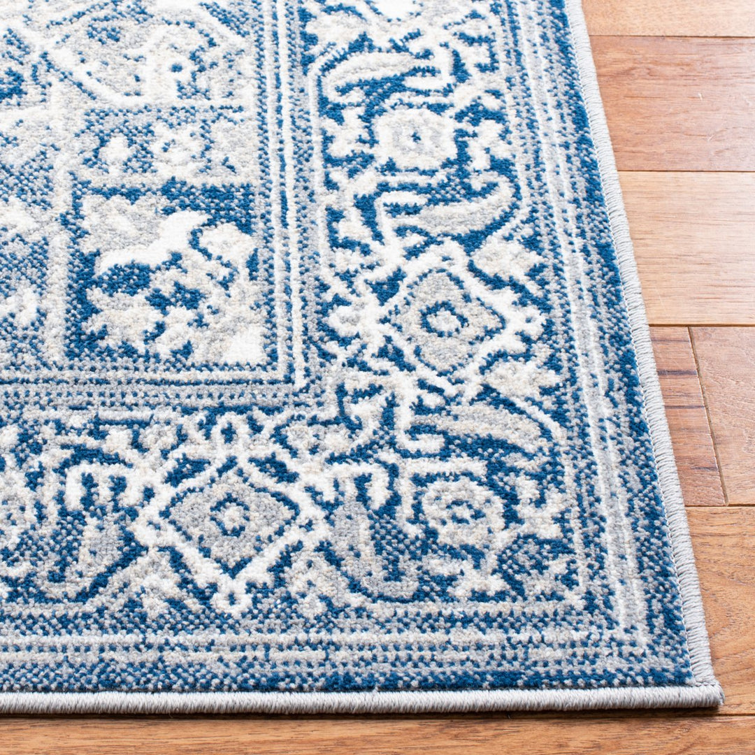 SAFAVIEH Belmont Collection BMT134N Navy / Grey Rug Image 8