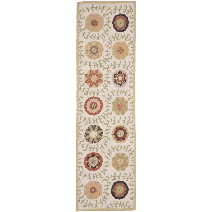 SAFAVIEH Blossom BLM951A Hand-hooked Ivory / Multi Rug Image 3