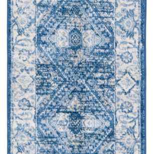 SAFAVIEH Brentwood Collection BNT800A Ivory / Navy Rug Image 2
