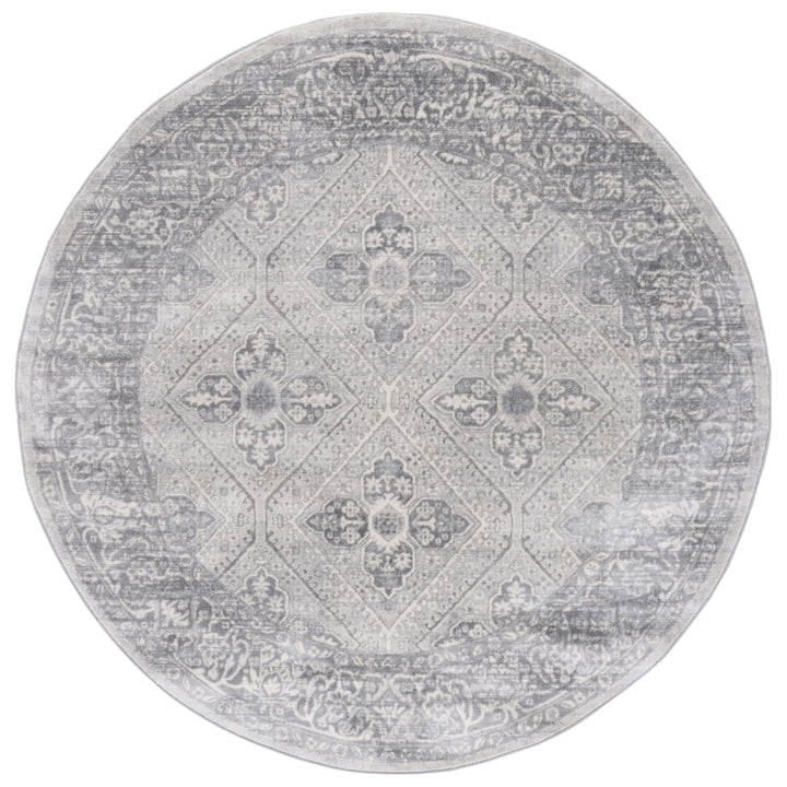 SAFAVIEH Brentwood Collection BNT800F Grey / Ivory Rug Image 3