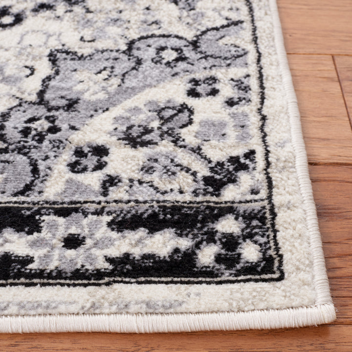 SAFAVIEH Brentwood Collection BNT802C Ivory / Black Rug Image 6
