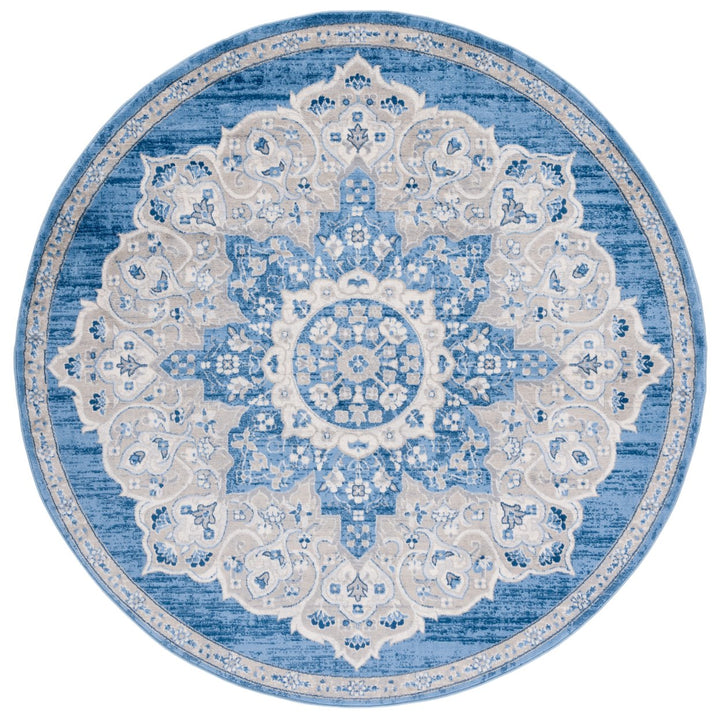 SAFAVIEH Brentwood Collection BNT802M Blue / Grey Rug Image 1