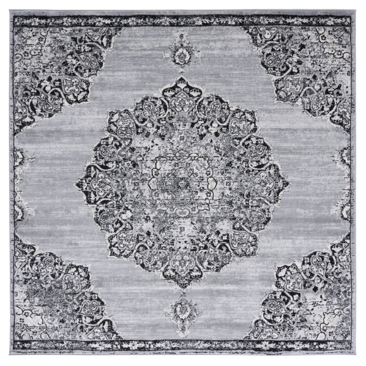 SAFAVIEH Brentwood Collection BNT802H Grey / Black Rug Image 5