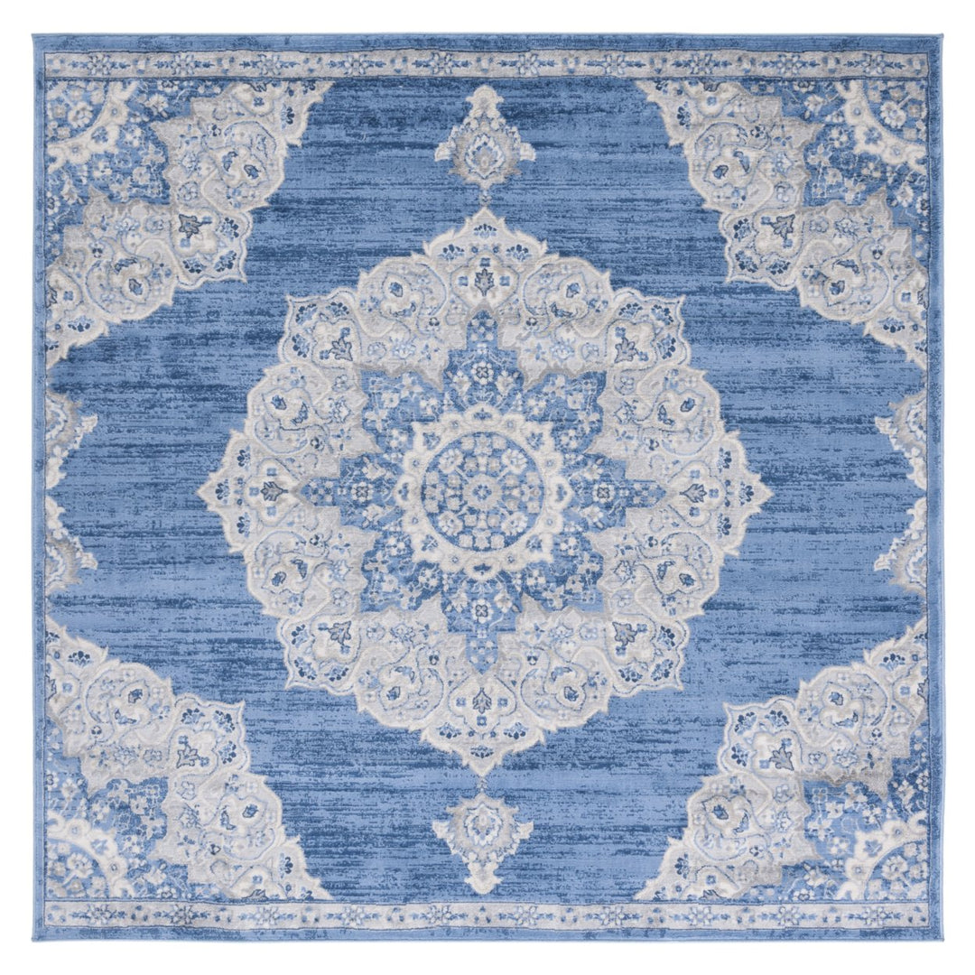 SAFAVIEH Brentwood Collection BNT802M Blue / Grey Rug Image 1