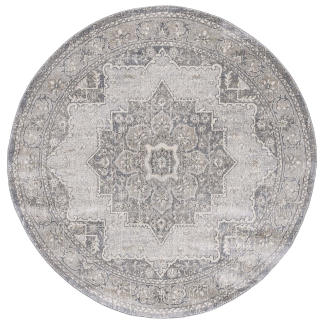 SAFAVIEH Brentwood BNT826F Grey / Light Grey Rug Image 1