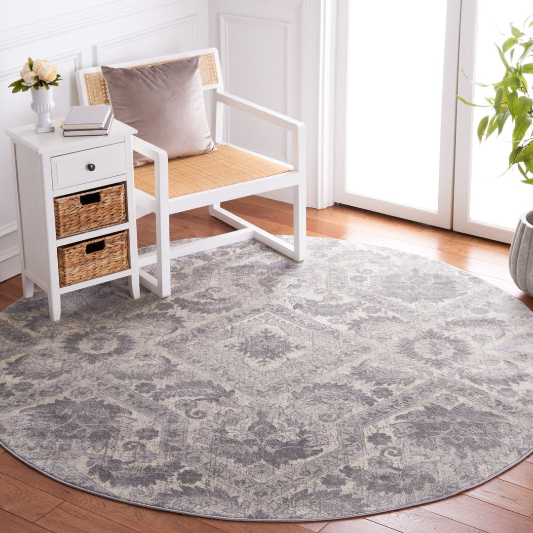 SAFAVIEH Brentwood BNT827F Grey / Light Grey Rug Image 2