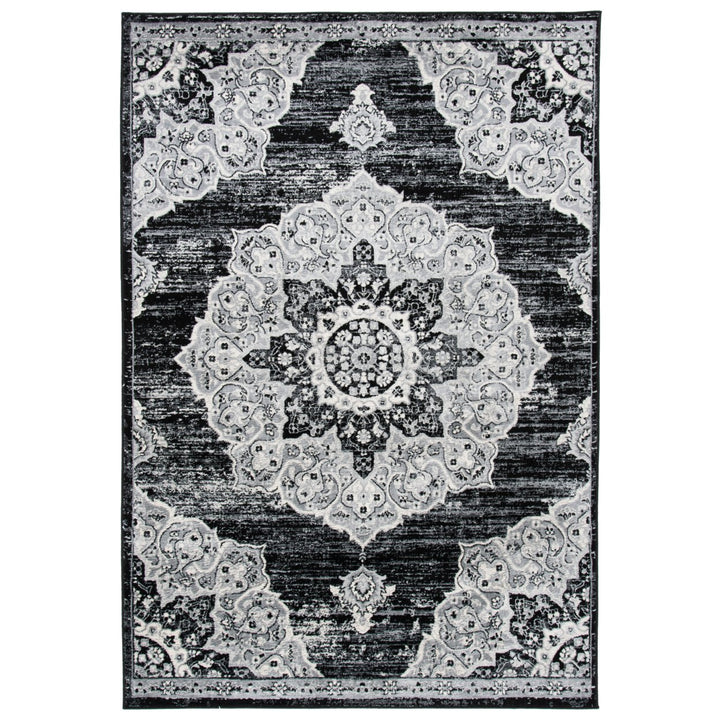 SAFAVIEH Brentwood Collection BNT802Z Black / Grey Rug Image 8