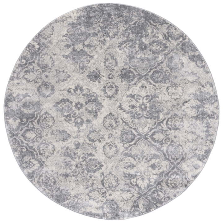 SAFAVIEH Brentwood Collection BNT829G Grey / Ivory Rug Image 3