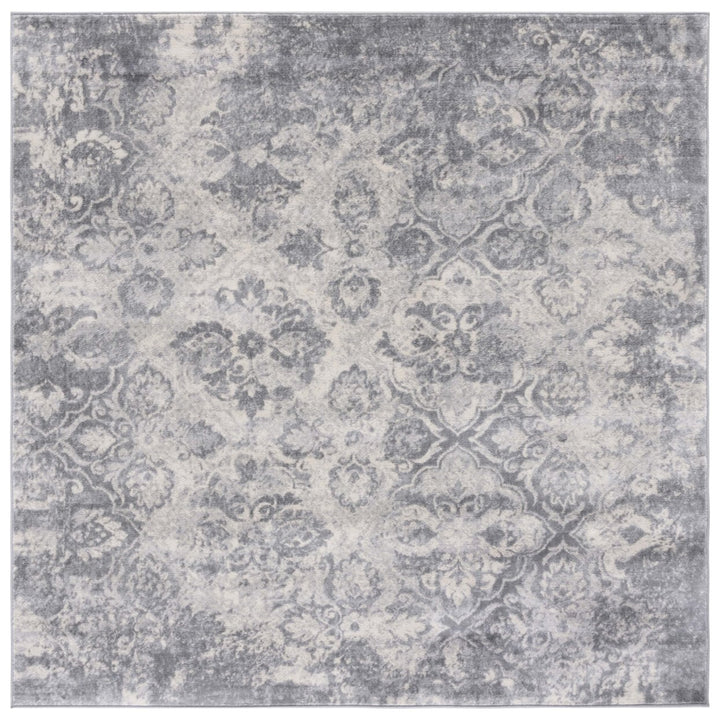 SAFAVIEH Brentwood Collection BNT829G Grey / Ivory Rug Image 1