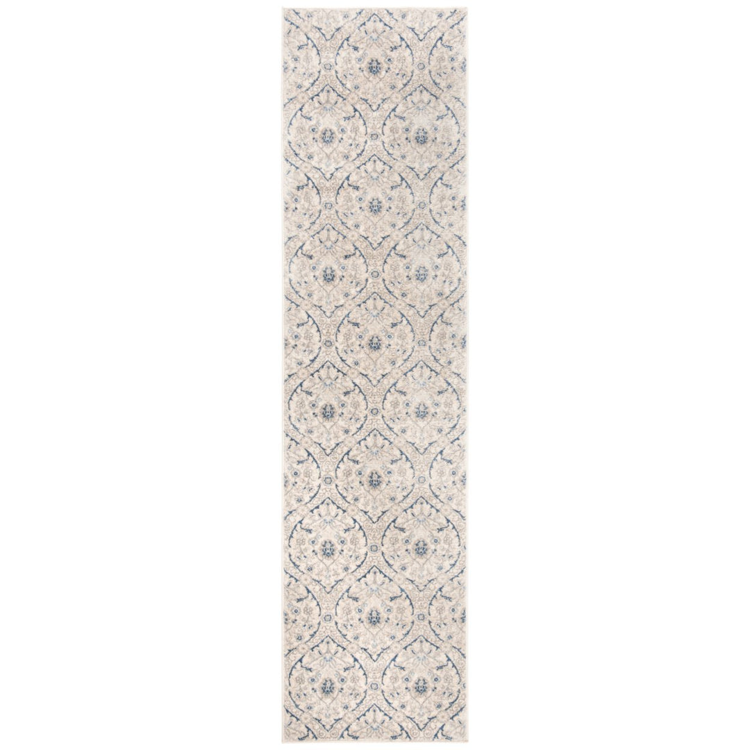 SAFAVIEH Brentwood BNT860G Light Grey / Blue Rug Image 1