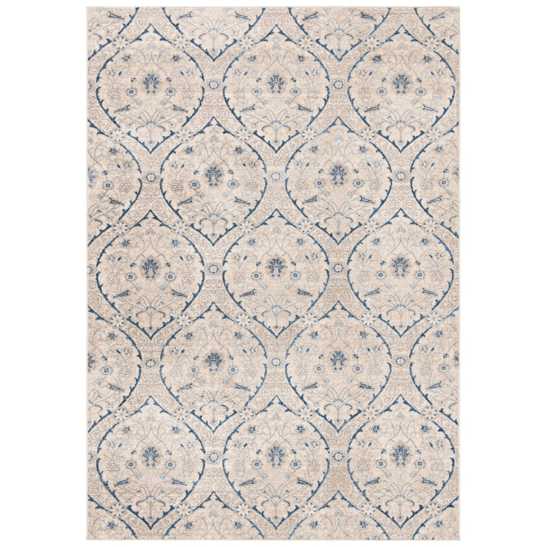 SAFAVIEH Brentwood BNT860G Light Grey / Blue Rug Image 1