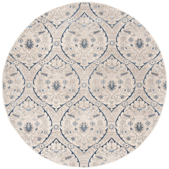 SAFAVIEH Brentwood BNT860G Light Grey / Blue Rug Image 1