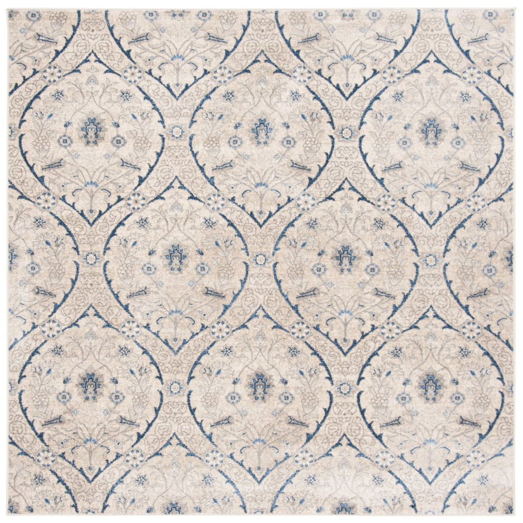 SAFAVIEH Brentwood BNT860G Light Grey / Blue Rug Image 1