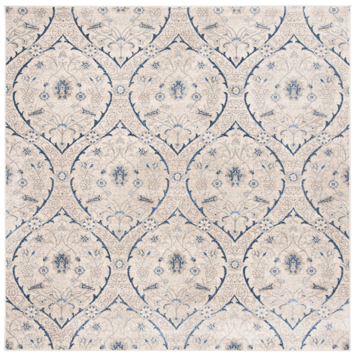 SAFAVIEH Brentwood BNT860G Light Grey / Blue Rug Image 1