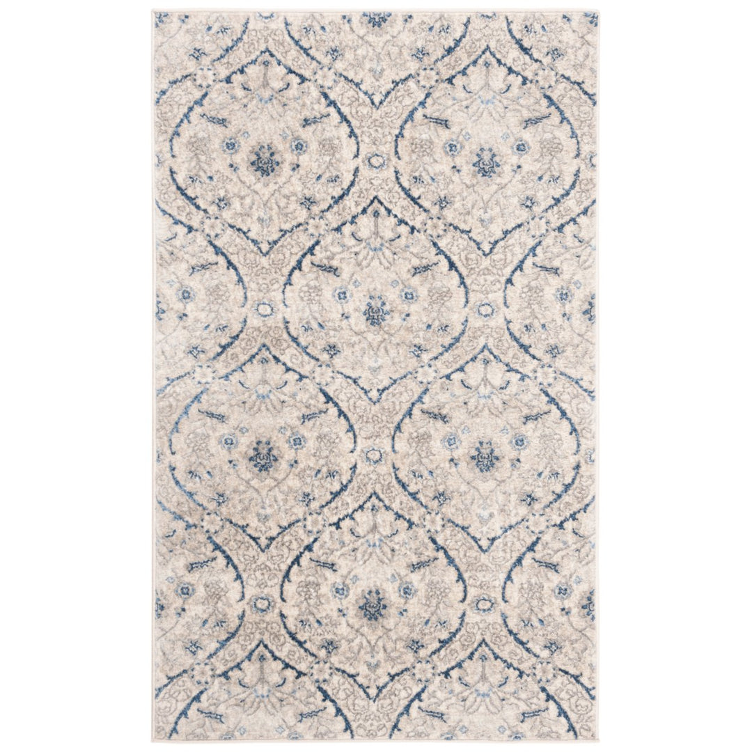 SAFAVIEH Brentwood BNT860G Light Grey / Blue Rug Image 1