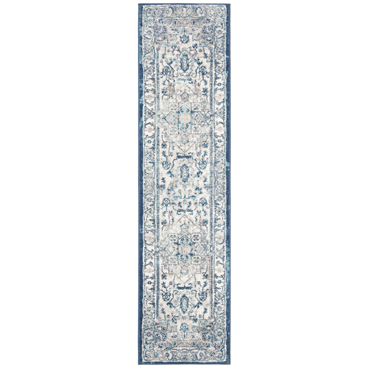 SAFAVIEH Brentwood BNT851G Light Grey / Blue Rug Image 3