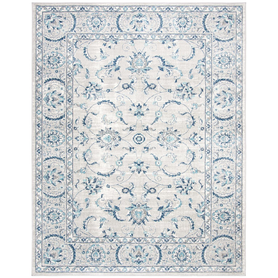 SAFAVIEH BNT854G Brentwood Light Grey / Blue Image 1