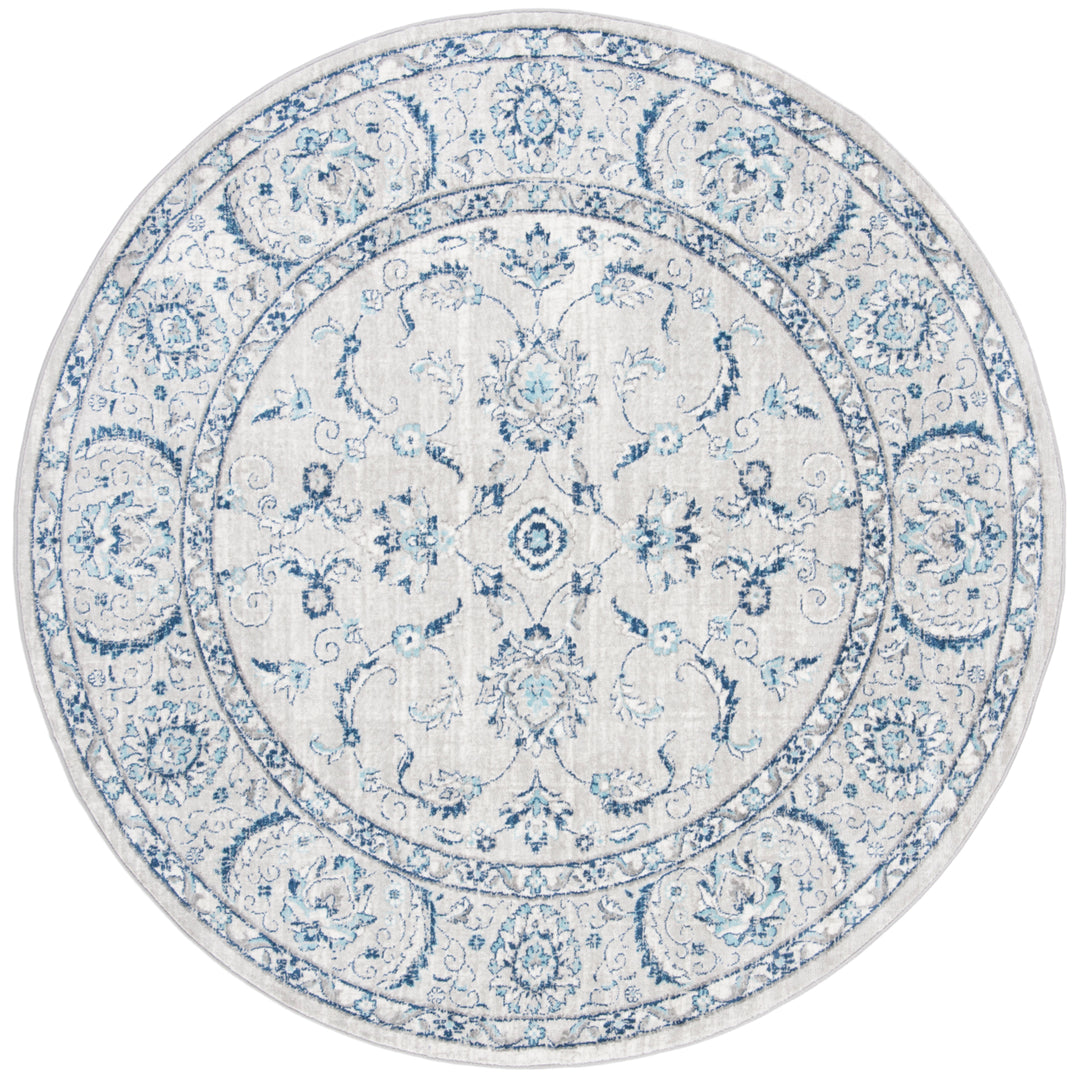 SAFAVIEH BNT854G Brentwood Light Grey / Blue Image 2