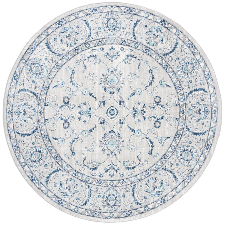 SAFAVIEH BNT854G Brentwood Light Grey / Blue Image 1